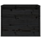 vidaXL Armario de pared de madera maciza de pino negro 45x30x35 cm vidaXL Armario de pared de madera maciza de pino negro 45x30x35 cm