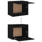 vidaXL Armario de pared de madera maciza de pino negro 45x30x35 cm vidaXL Armario de pared de madera maciza de pino negro 45x30x35 cm