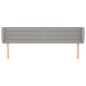 vidaXL Cabecero de tela gris claro 183x23x78/88 cm vidaXL Cabecero de tela gris claro 183x23x78/88 cm