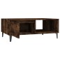 vidaXL Mesa de centro madera de ingeniería roble ahumado 90x60x35 cm vidaXL Mesa de centro madera de ingeniería roble ahumado 90x60x35 cm