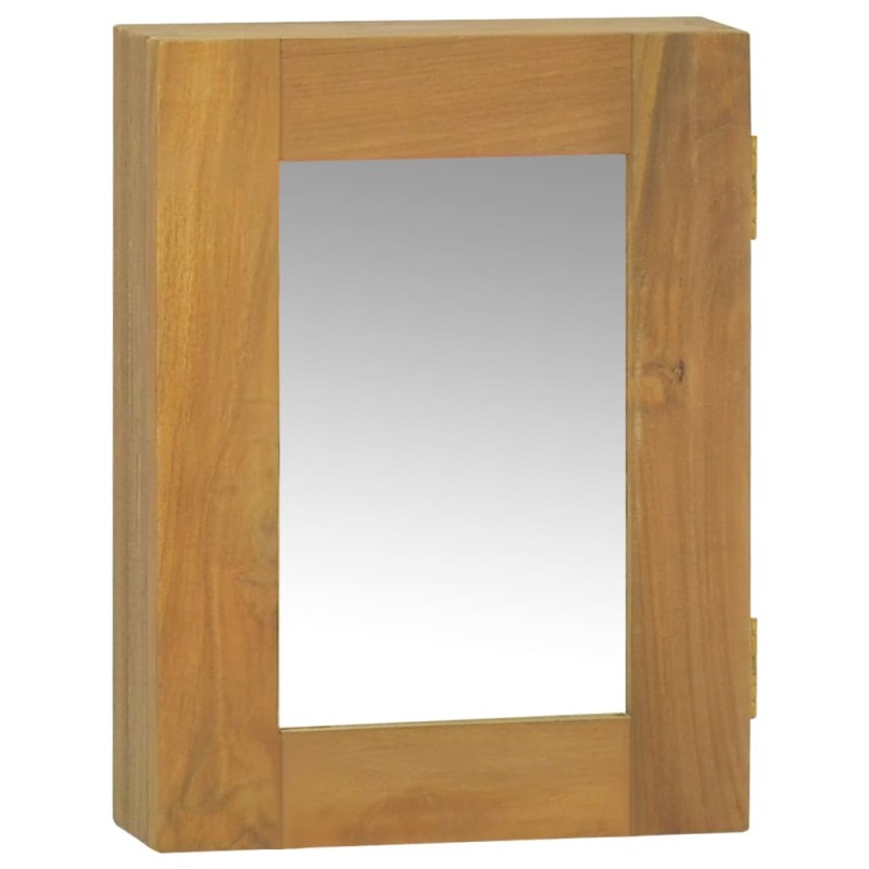vidaXL Mueble con espejo madera maciza de teca 30x10x40 cm vidaXL Mueble con espejo madera maciza de teca 30x10x40 cm