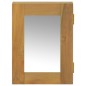 vidaXL Mueble con espejo madera maciza de teca 30x10x40 cm vidaXL Mueble con espejo madera maciza de teca 30x10x40 cm