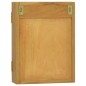 vidaXL Mueble con espejo madera maciza de teca 30x10x40 cm vidaXL Mueble con espejo madera maciza de teca 30x10x40 cm