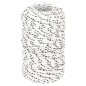 vidaXL Cuerda para barco trenzada poliéster blanco 2 mm x 100 m vidaXL Cuerda para barco trenzada poliéster blanco 2 mm x 100 m