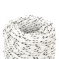 vidaXL Cuerda para barco trenzada poliéster blanco 2 mm x 100 m vidaXL Cuerda para barco trenzada poliéster blanco 2 mm x 100 m