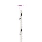 vidaXL Cuerda para barco trenzada poliéster blanco 2 mm x 100 m vidaXL Cuerda para barco trenzada poliéster blanco 2 mm x 100 m