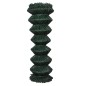 vidaXL Valla de tela metálica acero verde 1,25x25 m vidaXL Valla de tela metálica acero verde 1,25x25 m