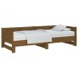 vidaXL Sofá cama extraíble madera maciza marrón miel 2x(90x200) cm vidaXL Sofá cama extraíble madera maciza marrón miel 2x(90x200) cm