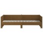vidaXL Sofá cama extraíble madera maciza marrón miel 2x(90x200) cm vidaXL Sofá cama extraíble madera maciza marrón miel 2x(90x200) cm