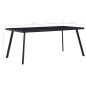 vidaXL Mesa de comedor de vidrio templado negro 160x80x75 cm vidaXL Mesa de comedor de vidrio templado negro 160x80x75 cm