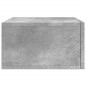 vidaXL Mesita de noche de pared color gris hormigón 35x35x20 cm vidaXL Mesita de noche de pared color gris hormigón 35x35x20 cm