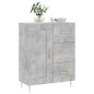vidaXL Aparador de madera de ingeniería gris hormigón 69,5x34x90 cm vidaXL Aparador de madera de ingeniería gris hormigón 69,5x34x90 cm