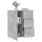 vidaXL Aparador de madera de ingeniería gris hormigón 69,5x34x90 cm vidaXL Aparador de madera de ingeniería gris hormigón 69,5x34x90 cm