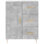 vidaXL Aparador de madera de ingeniería gris hormigón 69,5x34x90 cm vidaXL Aparador de madera de ingeniería gris hormigón 69,5x34x90 cm