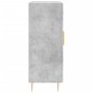 vidaXL Aparador de madera de ingeniería gris hormigón 69,5x34x90 cm vidaXL Aparador de madera de ingeniería gris hormigón 69,5x34x90 cm