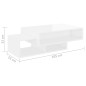 vidaXL Mesa de centro madera de ingeniería gris brillante 105x55x32 cm vidaXL Mesa de centro madera de ingeniería gris brillante 105x55x32 cm