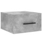 vidaXL Mesita de noche de pared color gris hormigón 35x35x20 cm vidaXL Mesita de noche de pared color gris hormigón 35x35x20 cm
