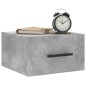 vidaXL Mesita de noche de pared color gris hormigón 35x35x20 cm vidaXL Mesita de noche de pared color gris hormigón 35x35x20 cm
