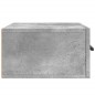 vidaXL Mesita de noche de pared color gris hormigón 35x35x20 cm vidaXL Mesita de noche de pared color gris hormigón 35x35x20 cm