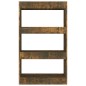 vidaXL Estantería/divisor madera ingeniería roble ahumado 60x30x103 cm vidaXL Estantería/divisor madera ingeniería roble ahumado 60x30x103 cm