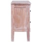 vidaXL Aparador con 2 cajones madera maciza de caoba 90x30x60 cm vidaXL Aparador con 2 cajones madera maciza de caoba 90x30x60 cm