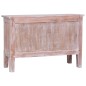 vidaXL Aparador con 2 cajones madera maciza de caoba 90x30x60 cm vidaXL Aparador con 2 cajones madera maciza de caoba 90x30x60 cm