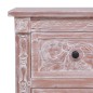 vidaXL Aparador con 2 cajones madera maciza de caoba 90x30x60 cm vidaXL Aparador con 2 cajones madera maciza de caoba 90x30x60 cm