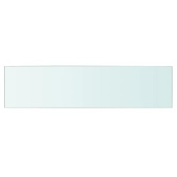 vidaXL Panel de estante vidrio claro 60x15 cm