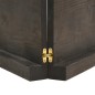vidaXL Tablero mesa madera tratada borde vivo marrón 160x50x(2-6) cm vidaXL Tablero mesa madera tratada borde vivo marrón 160x50x(2-6) cm