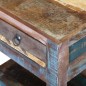 vidaXL Mesa auxiliar con 1 cajón madera maciza reciclada 43x33x51 cm vidaXL Mesa auxiliar con 1 cajón madera maciza reciclada 43x33x51 cm