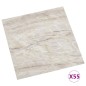 vidaXL Lamas para suelo autoadhesivas 55 uds PVC 5,11 m² beige