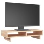 vidaXL Soporte para monitor madera maciza de pino 60x27x14 cm vidaXL Soporte para monitor madera maciza de pino 60x27x14 cm