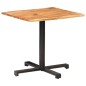 vidaXL Mesa de bistró borde natural madera maciza acacia 80x80x75 cm vidaXL Mesa de bistró borde natural madera maciza acacia 80x80x75 cm