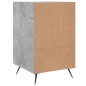 vidaXL Mesita de noche madera de ingeniería gris hormigón 40x40x66 cm vidaXL Mesita de noche madera de ingeniería gris hormigón 40x40x66 cm