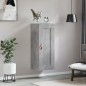 vidaXL Armario de pared madera ingeniería gris hormigón 34,5x34x90 cm vidaXL Armario de pared madera ingeniería gris hormigón 34,5x34x90 cm