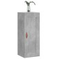 vidaXL Armario de pared madera ingeniería gris hormigón 34,5x34x90 cm vidaXL Armario de pared madera ingeniería gris hormigón 34,5x34x90 cm