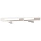 vidaXL Soporte para monitor madera maciza de pino blanco 100x27x14 cm vidaXL Soporte para monitor madera maciza de pino blanco 100x27x14 cm