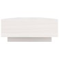 vidaXL Soporte para monitor madera maciza de pino blanco 100x27x14 cm vidaXL Soporte para monitor madera maciza de pino blanco 100x27x14 cm