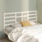 vidaXL Cabecero de cama madera maciza de pino blanco 186x4x104 cm vidaXL Cabecero de cama madera maciza de pino blanco 186x4x104 cm