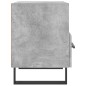 vidaXL Mesita de noche madera ingeniería gris hormigón 40x35x47,5 cm vidaXL Mesita de noche madera ingeniería gris hormigón 40x35x47,5 cm