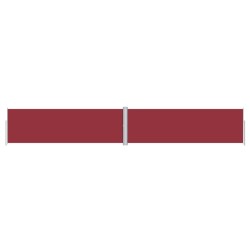 vidaXL Toldo lateral retráctil rojo 160x1000 cm