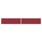 vidaXL Toldo lateral retráctil rojo 160x1000 cm vidaXL Toldo lateral retráctil rojo 160x1000 cm