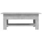 vidaXL Mesa de centro madera de ingeniería gris hormigón 102x55x42 cm vidaXL Mesa de centro madera de ingeniería gris hormigón 102x55x42 cm