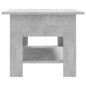 vidaXL Mesa de centro madera de ingeniería gris hormigón 102x55x42 cm vidaXL Mesa de centro madera de ingeniería gris hormigón 102x55x42 cm