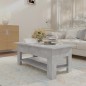 vidaXL Mesa de centro madera de ingeniería gris hormigón 102x55x42 cm vidaXL Mesa de centro madera de ingeniería gris hormigón 102x55x42 cm