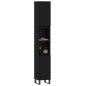 vidaXL Armario de baño madera contrachapada negro 30x30x190 cm vidaXL Armario de baño madera contrachapada negro 30x30x190 cm