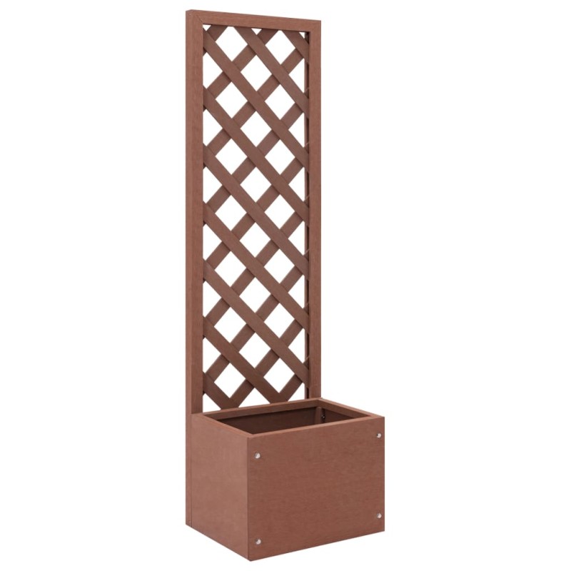 vidaXL Jardinera enrejada WPC 40x30x135 cm vidaXL Jardinera enrejada WPC 40x30x135 cm
