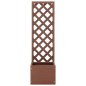 vidaXL Jardinera enrejada WPC 40x30x135 cm vidaXL Jardinera enrejada WPC 40x30x135 cm