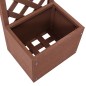 vidaXL Jardinera enrejada WPC 40x30x135 cm vidaXL Jardinera enrejada WPC 40x30x135 cm