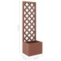 vidaXL Jardinera enrejada WPC 40x30x135 cm vidaXL Jardinera enrejada WPC 40x30x135 cm